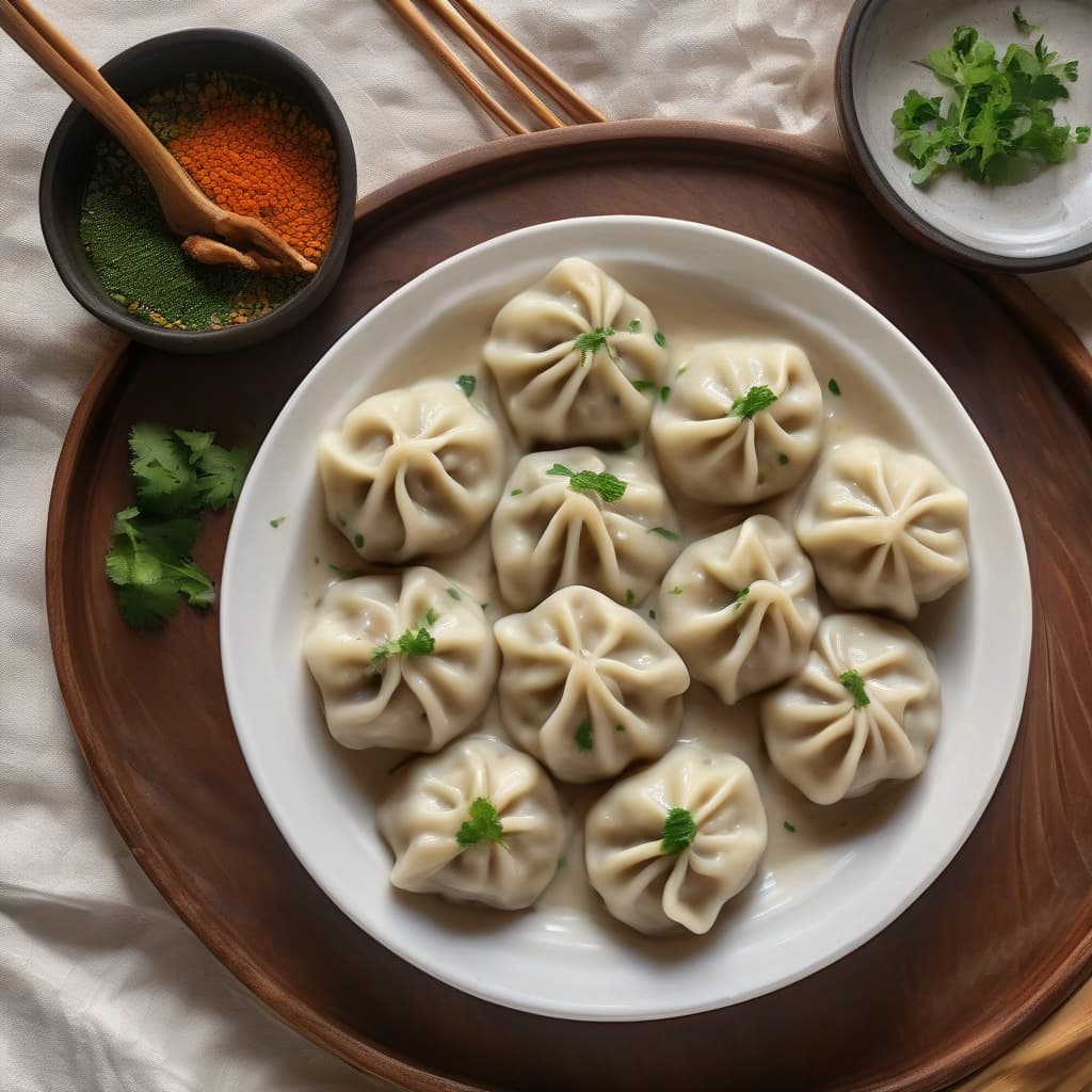 Momos malai / Malai Momos
