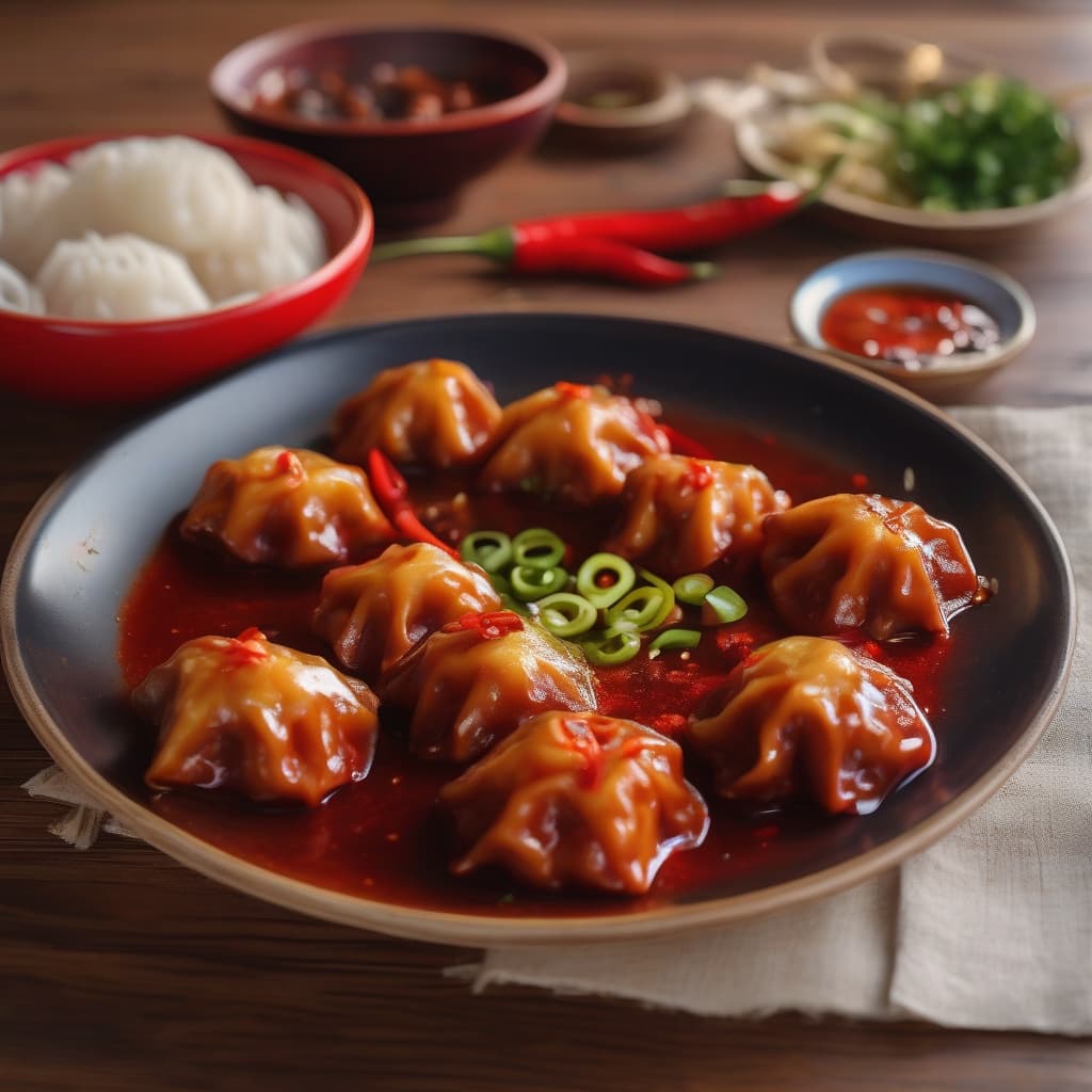 Momos au piment / Chili Momos