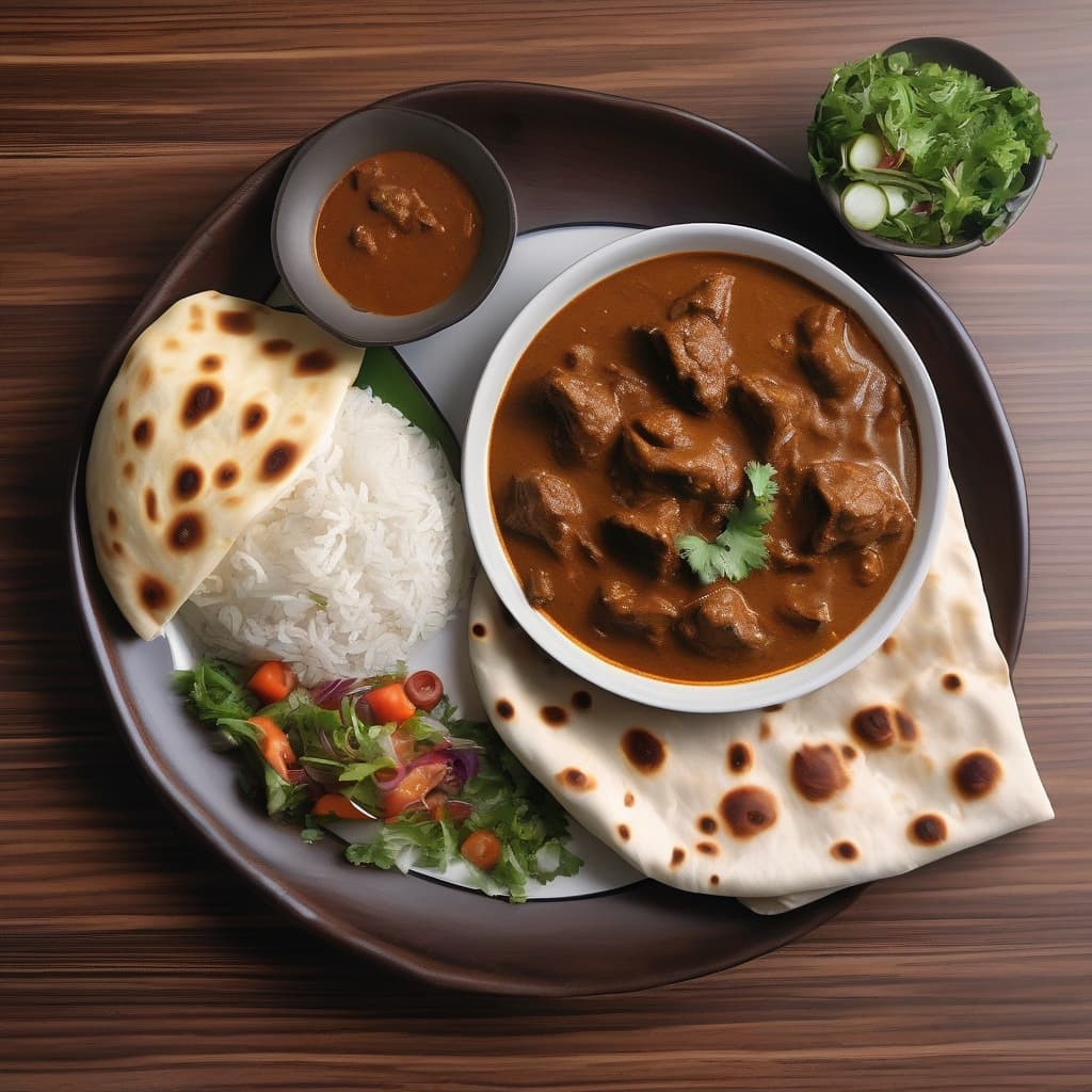 Cari d'agneau combo / Lamb Curry Combo