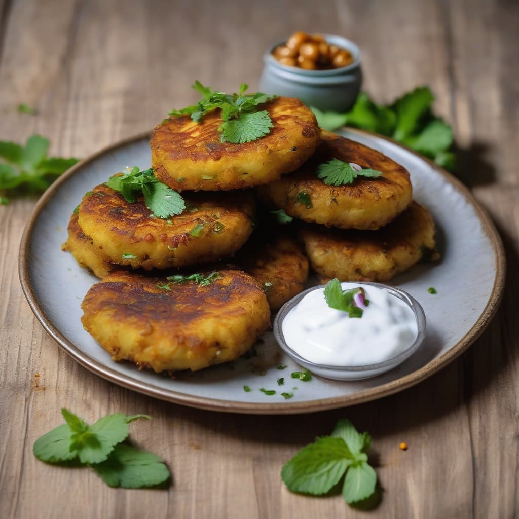 Aloo chana tikki / Aloo Chana Tikki