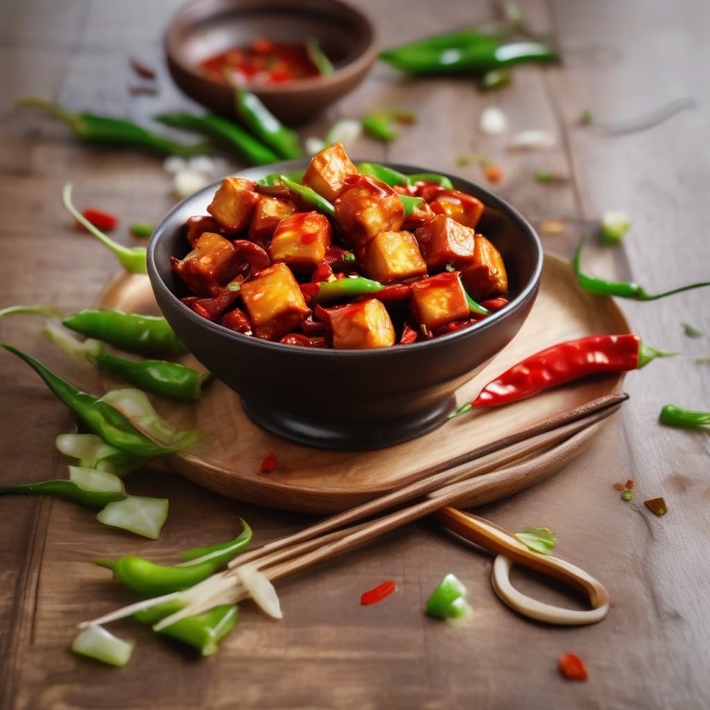 Paneer au piment / Chilli Paneer